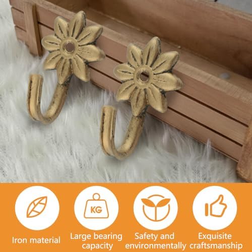 MOROBOR Flower Decorative Wall Hooks - Image 3