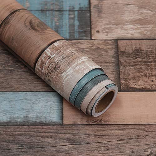 Livelynine Shiplap Peel and Stick Barnwood Wallpaper - Image 6
