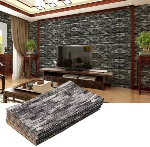 Queenbox 27.6x39.4 in Faux Brick Peel and Stick Foam Soft Waterproof Wall Panel - Image 2