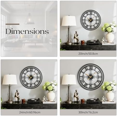 30" Large Wall Clock Decorative - Image 6