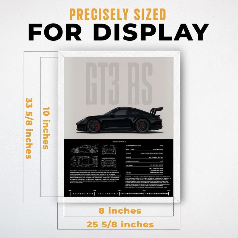 InkFlow Posters Vintage Racing Car Canvas Poster - Image 3