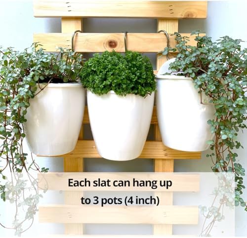 ShopLaLa Wall Planter for Plants Wooden Hanging Planters - Image 6