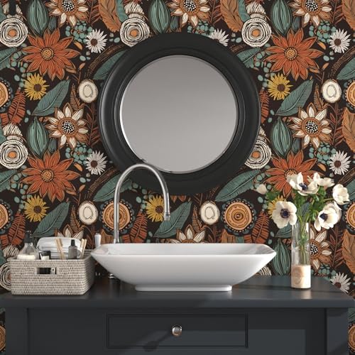 Laatse Boho Wallpaper Peel and Stick 17.5"x787" - Image 4