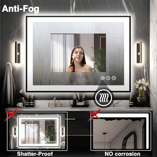 EchosLife 40x36 LED Bathroom Vanity Mirrors - Image 6
