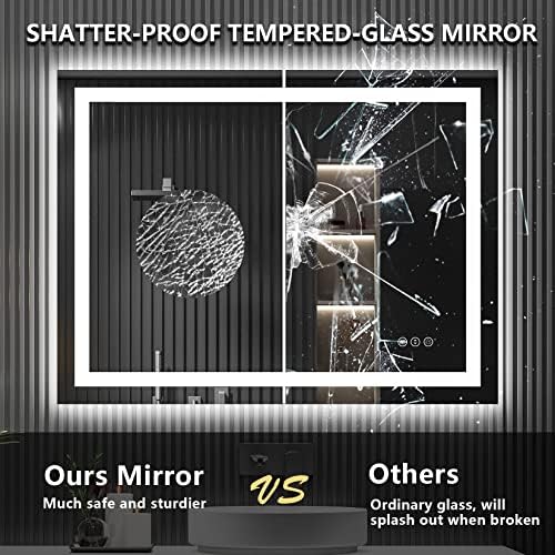 48x36 LED Bathroom Mirror with Lights, Lighted Vanity Mirror - Image 6