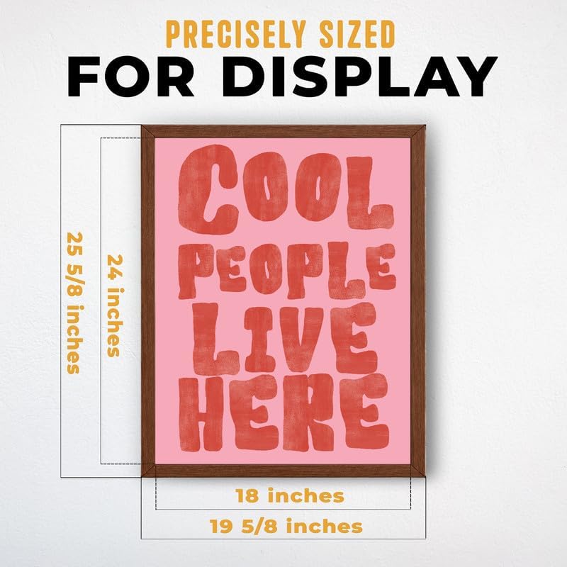 InkFlow Posters Cool People Live Here Canvas Poster - Image 3