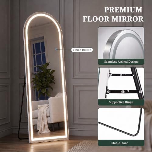 Arched LED Full Length Mirror - Image 5