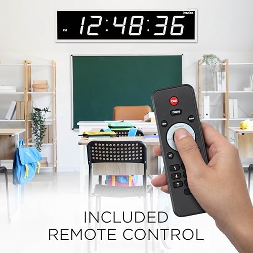 Ivation Oversized Digital Wall Clock - Image 5
