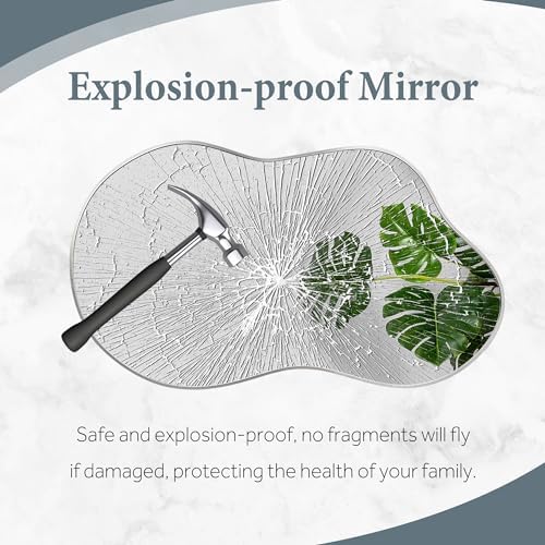 Bathroom Mirror for Over Sink-Silver Home Decor Wall Mirror 20"x 36" - Image 6