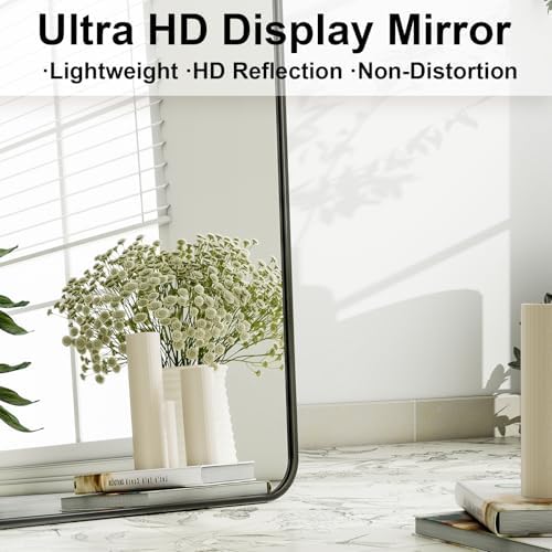HARRITPURE 56"x21" Full Length Mirror, Rectangle Floor Mirror - Image 4