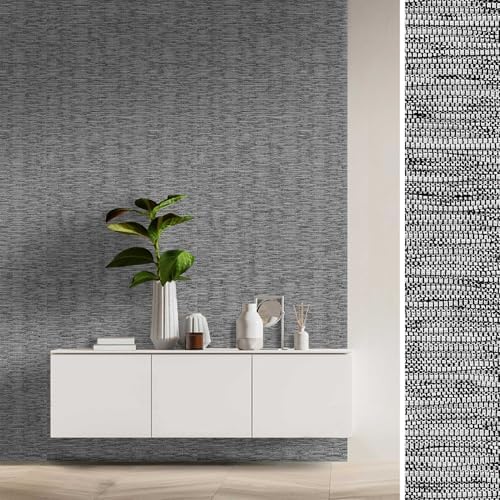 GoDear Design Gray Textured Wallpaper Cabinet Covers by GoDearDesign