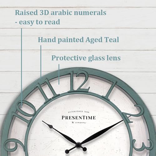 Presentime 13" Farmhouse Series Wall Clock - Image 2