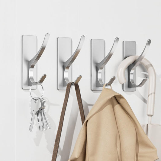 pickpiff Silver Self Adhesive Coat Hooks by pickpiff