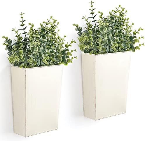 Dahey 2 Packs Metal Wall Planter Vase by Dahey