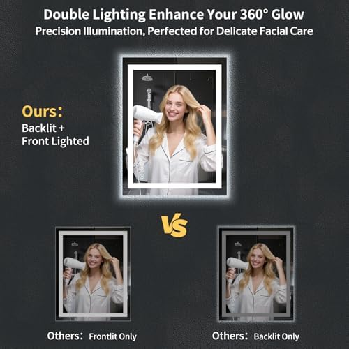 24"x30" LED Bathroom Mirror - Image 2