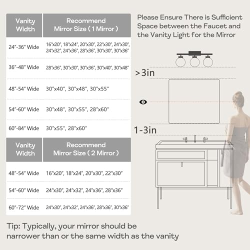 Wall Mount Mirror for Bathroom - Image 7