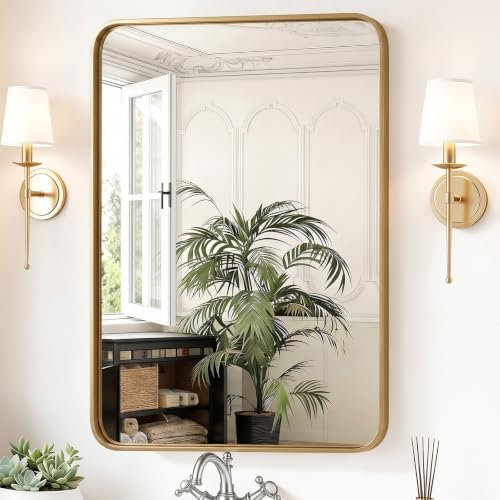 Sweetcrispy Bathroom Wall Mirror, 40x30 Inch Mirror by Sweetcrispy