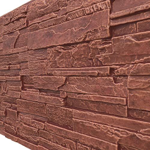 EverStone Cascade Faux Stone Panel, 48 5/8"W x 24 3/4"H x 1 1/4"D, Sun Valley - Image 7