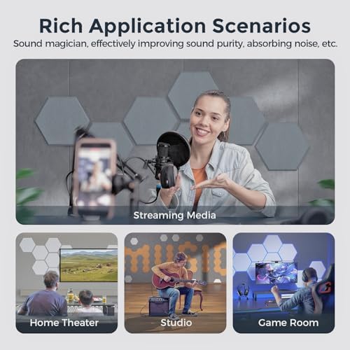 Self-Adhesive Acoustic Panels, 2nd Generation Sound Absorbing Panel, - Image 6