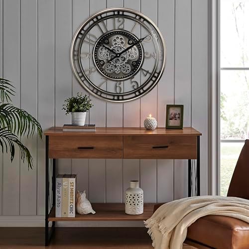 CLXEAST 21" Large Moving Gear Wall Clock - Image 5
