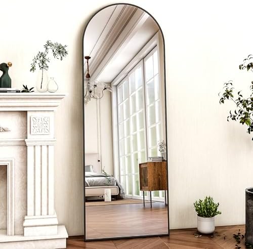 HARRITPURE 59"x16" Arched Full Length Mirror, Arch Floor Mirror - Image 5