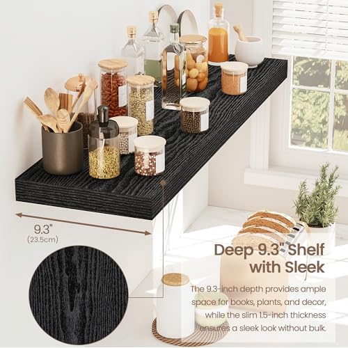 Vivelove Floating Shelves 9 inch Deep 32”Long Set of 2 - Image 5