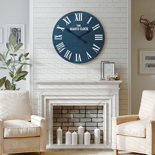ARTPOWER 24” Large Farmhouse Wall Clock - Image 5