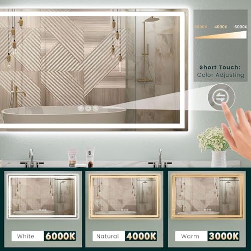 Memobarco 36" x 60" LED Bathroom Mirror - Image 4