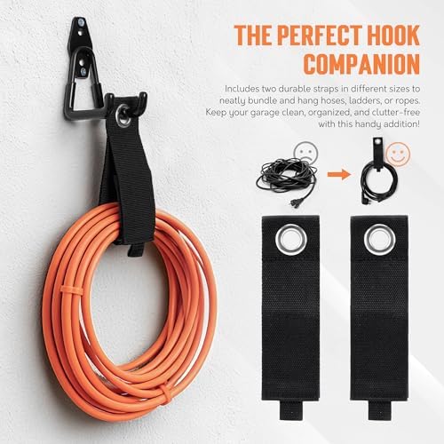 TONDA Garage Hooks, 20 Pack Wall Storage Hooks - Image 5