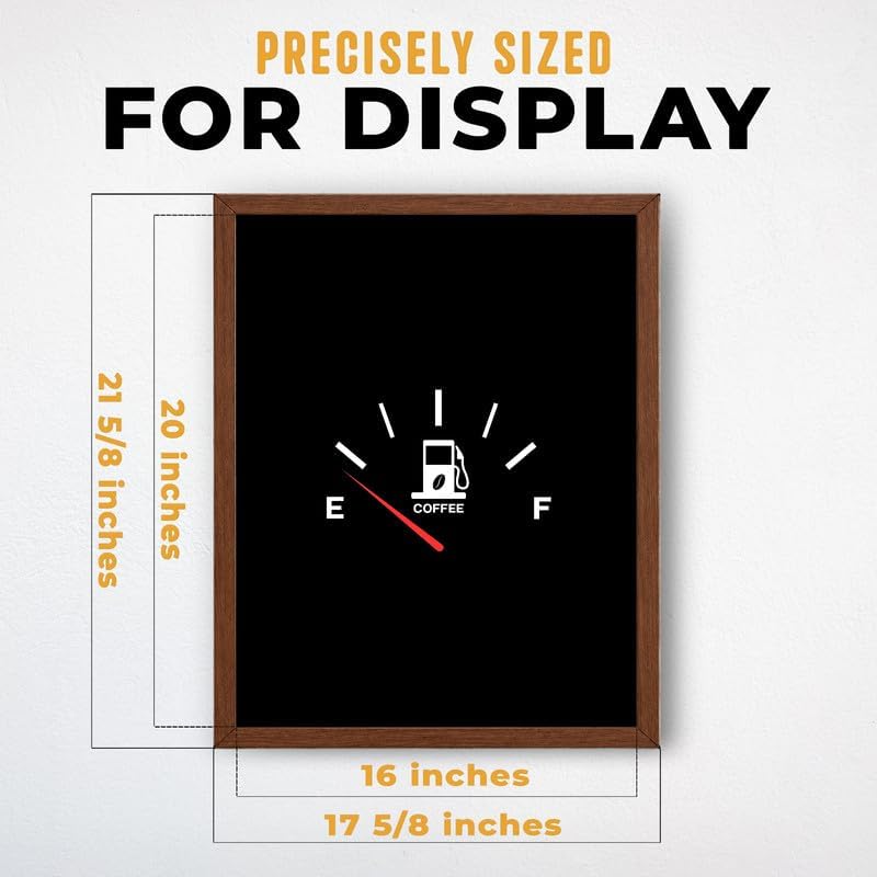 InkFlow Posters Coffee Gauge Canvas Poster - Image 3