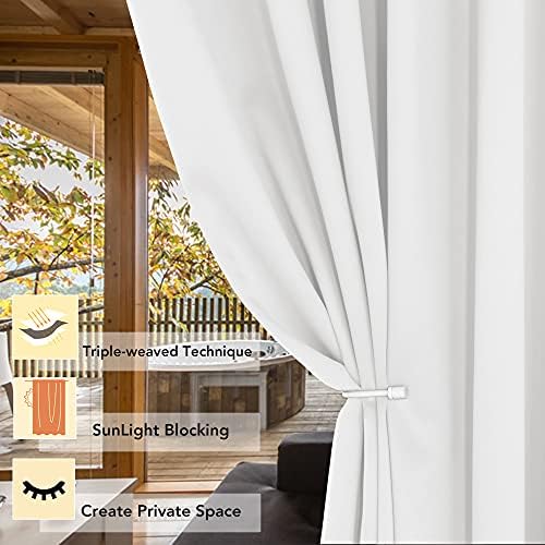BONZER Room Divider Curtain Screen Partitions Grommet Top - Image 2