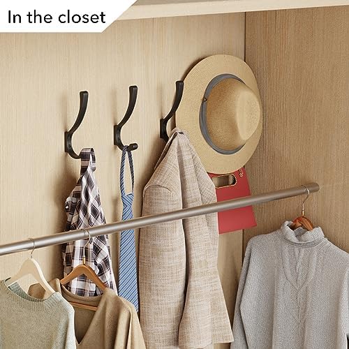 Coat Hooks Wall Mounted, Heavy Duty Hooks Hanging Towel - Image 3