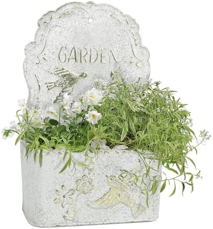 BIG FORTUNE Metal Wall Mount Planter Wall Vases by BIGFORTUNE