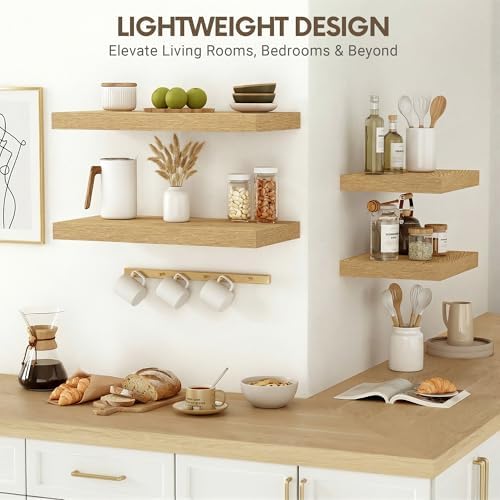Vivelove 10" Deep Floating Shelves, 24”Wide Set of 2 - Image 5