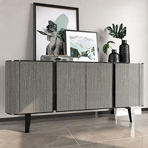 VEELIKE Grey Grasscloth Peel and Stick Wallpaper Removable Faux Grasscloth - Image 6