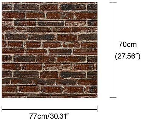 3D Self Adhesive Foam Wall Panels, 10 Tiles Cover 57 sq feet, Peel and Stick - Image 3