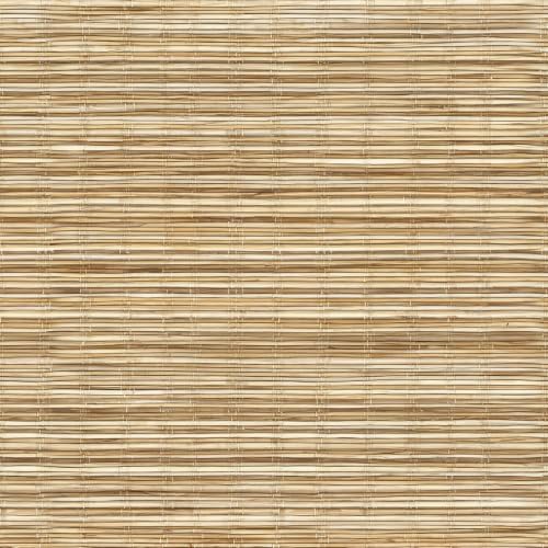 17.5x393 Natural Grasscloth Wallpaper Peel and Stick Brown Beige Cecorative by HelloWall