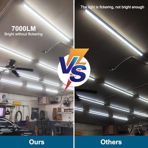 Led Shop Lights, Led Shop Lights 4FT 50W 6500K 7000LM Clear White, Shop Light - Image 3
