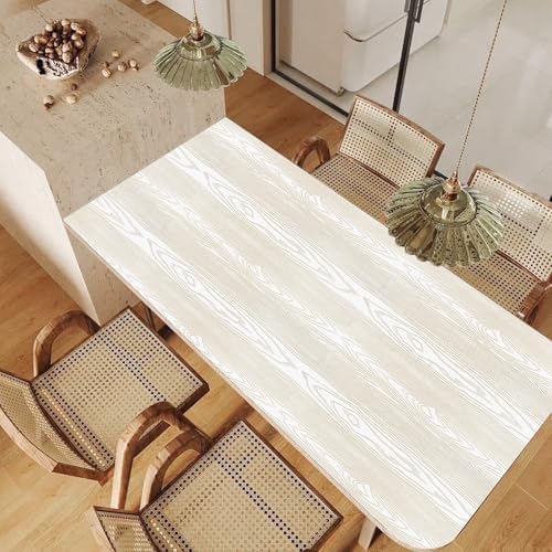 White and Gold Wood Contact Paper 17.3"x120" Peel and Stick Wallpaper - Image 6