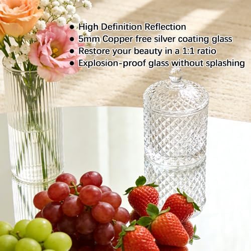 Niccy Wavy Full Length Mirror, Irregular Wall-Mounted Mirror - Image 4