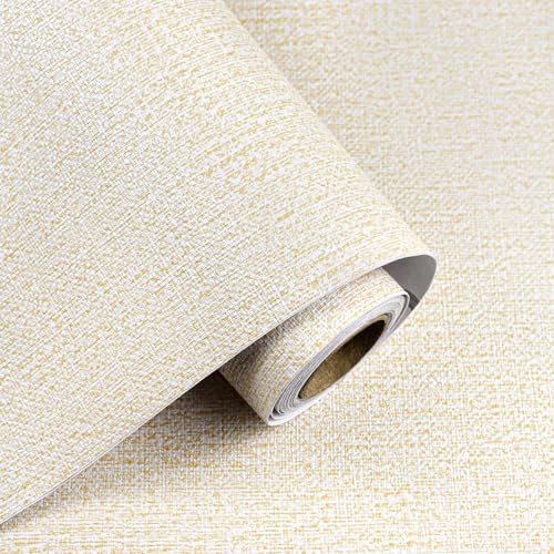 Grasscloth Peel and Stick Wallpaper Beige Textured Contact Paper, Countertop by Unknown