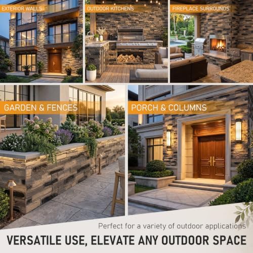 48" x 24" Faux Stone Wall Panel Wall Panels - Image 6