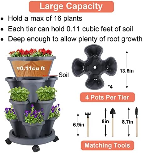 GameXcel Vertical Planter Tower - Image 5