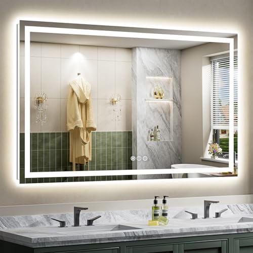Briivue 68x36 Inch LED Bathroom Mirror by Briivuemodernmirrors