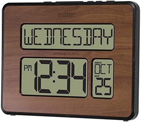 La Crosse Technology 513-1419-WA-INT Atomic Large Full Digital Calendar Clock - Image 4