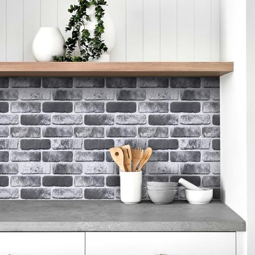 COMSTICKC 3D Faux Brick Wall Panels Peel and Stick - Image 2