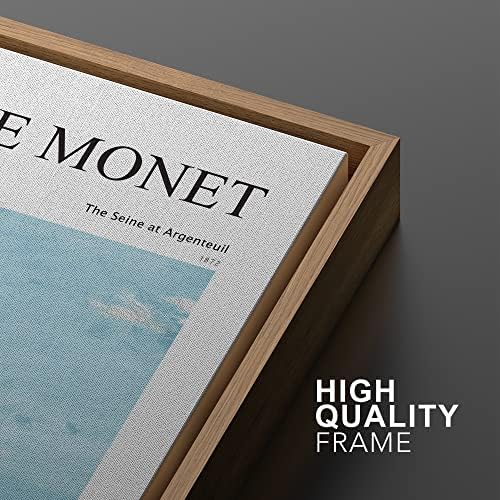 MUDECOR Framed Wall Art Print Set Argenteuil Landscapes by Claude Monet Nature - Image 5