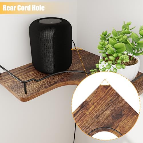 L-Shaped Corner Floating Shelves Wall Mounted Set of 3 - Image 7