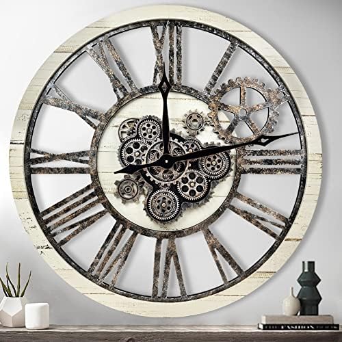 The B-Style Large Wall Clock 30 inch Desert Beige and Bronze by TheB-StyleTB