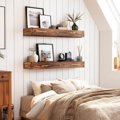 Floating Shelves, 36 x 7 Inch Fireplace Mantel - Image 4